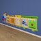 Flash Furniture Bright Beginnings Commercial Grade Wooden Train STEAM Wall System with 5 Accessory Panel Holders MK-ME06486-GG - alternate 4